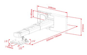 Multibrackets M Projector Mount Short Throw Deluxe 300-700mm Medium | 7350022739833 Projector Mount Multibrackets