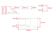 Multibrackets M Projector Mount Short Throw Deluxe 300-700mm Medium | 7350022739833 Projector Mount Multibrackets