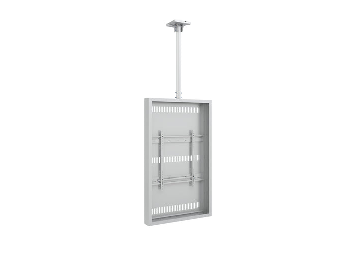 Multibrackets M Pro Series Enclosure 55" High Brightness Ceiling Medium White Signage Display Enclosures Multibrackets