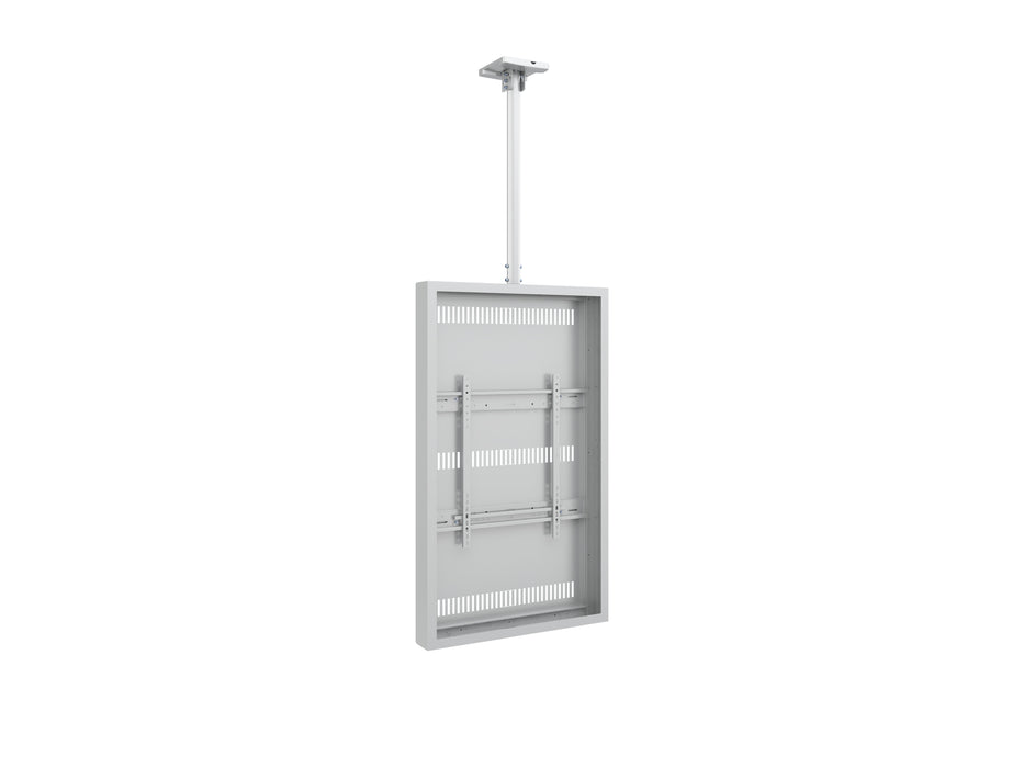 Multibrackets M Pro Series Enclosure 55" High Brightness Ceiling Medium White Signage Display Enclosures Multibrackets