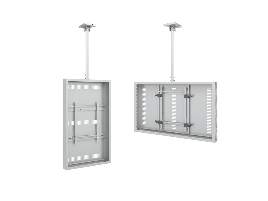 Multibrackets M Pro Series Enclosure 55" High Brightness Ceiling Medium White Signage Display Enclosures Multibrackets