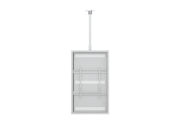 Multibrackets M Pro Series Enclosure 55" High Brightness Ceiling Medium White Signage Display Enclosures Multibrackets