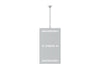 Multibrackets M Pro Series Enclosure 55" High Brightness Ceiling Medium White Signage Display Enclosures Multibrackets
