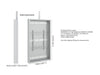 Multibrackets M Pro Series Enclosure 55" High Brightness Ceiling Medium White Signage Display Enclosures Multibrackets