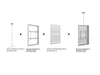 Multibrackets M Pro Series Enclosure 55" High Brightness Ceiling Medium White Signage Display Enclosures Multibrackets
