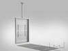Multibrackets M Pro Series Enclosure 55" High Brightness Ceiling Medium White Signage Display Enclosures Multibrackets