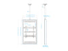 Multibrackets M Pro Series Enclosure 55" High Brightness Ceiling Medium White Signage Display Enclosures Multibrackets