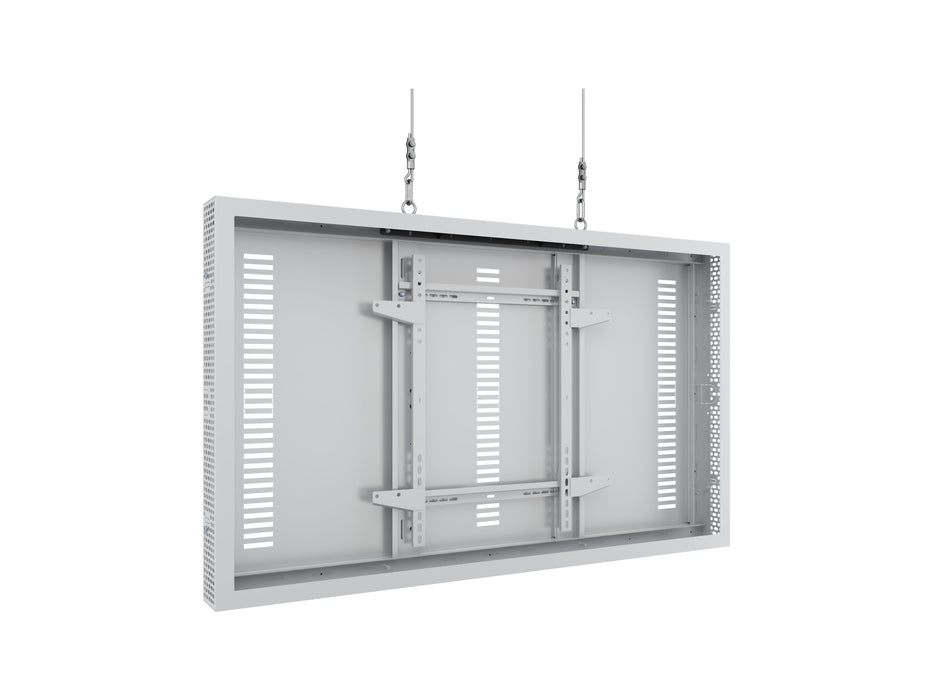 Multibrackets M Pro Series Enclosure 55" High Brightness Wire Medium White Signage Display Enclosures Multibrackets
