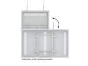 Multibrackets M Pro Series Enclosure 55" High Brightness Wire Medium White Signage Display Enclosures Multibrackets