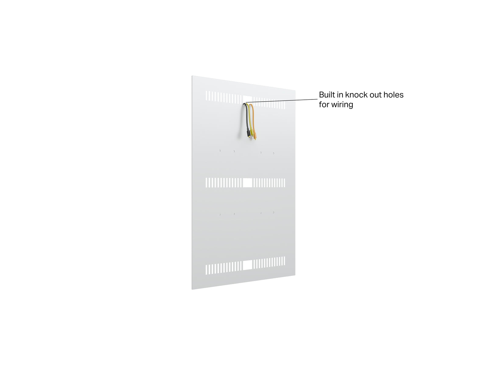 Multibrackets M Pro Series Enclosure 55" High Brightness Wire Medium White Signage Display Enclosures Multibrackets