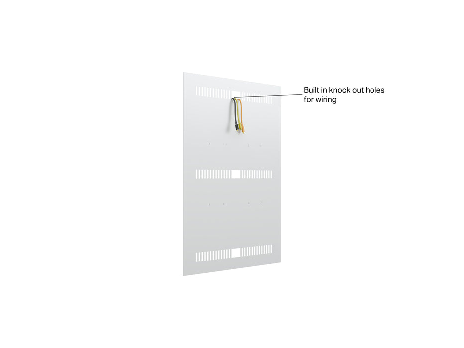Multibrackets M Pro Series Enclosure 55" High Brightness Wire Medium White Signage Display Enclosures Multibrackets