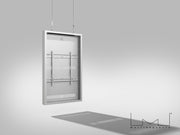 Multibrackets M Pro Series Enclosure 55" High Brightness Wire Medium White Signage Display Enclosures Multibrackets