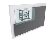 Multibrackets M Public Video Wall Mount Push Slim For 40" - 55" Screens Wall Mount Bracket Multibrackets