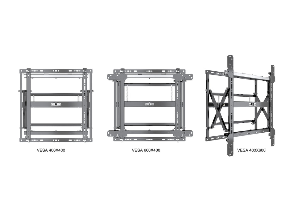 Multibrackets M Public Video Wall Mount Push Slim For 40" - 55" Screens TV Mounts & Stands Multibrackets