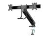 Multibrackets M Deskmount Slim Basic Dual Monitor Mount - 17" to 27" Screens Monitor Mounts & Stands Multibrackets
