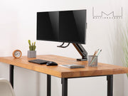 Multibrackets M Deskmount Slim Basic Dual Monitor Mount - 17" to 27" Screens Monitor Mounts & Stands Multibrackets