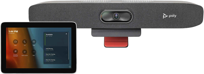 Poly Studio Small Room Kit for MS Teams: Studio R30 USB Video Bar with GC8 (ABU) | 9C940AA Video Conferencing System Poly