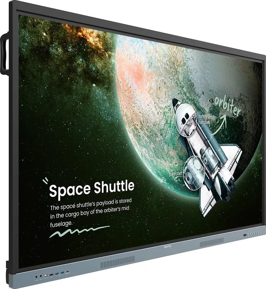 BenQ RE7504 75" 4K Ultra HD Android 13 EDLA Interactive Flat Panel Display Interactive Touchscreen Display BenQ