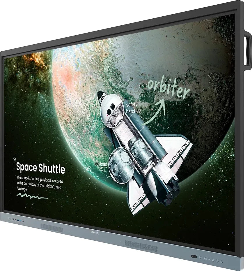 BenQ RE7504 75" 4K Ultra HD Android 13 EDLA Interactive Flat Panel Display Interactive Touchscreen Display BenQ