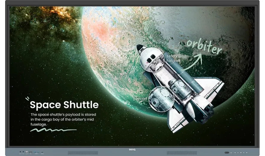 BenQ RE7504 75" 4K Ultra HD Android 13 EDLA Interactive Flat Panel Display