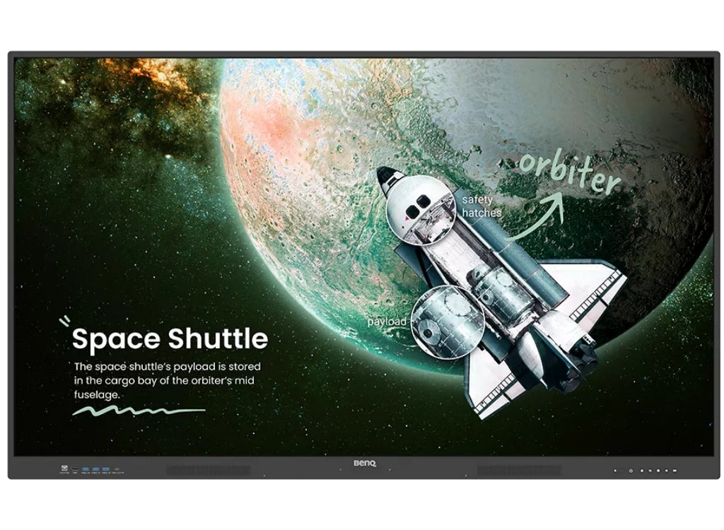 BenQ RE7504A 75" 4K UHD Android 14 Interactive Display | 9H.FANTK.DE4 Interactive Touchscreen Display BenQ