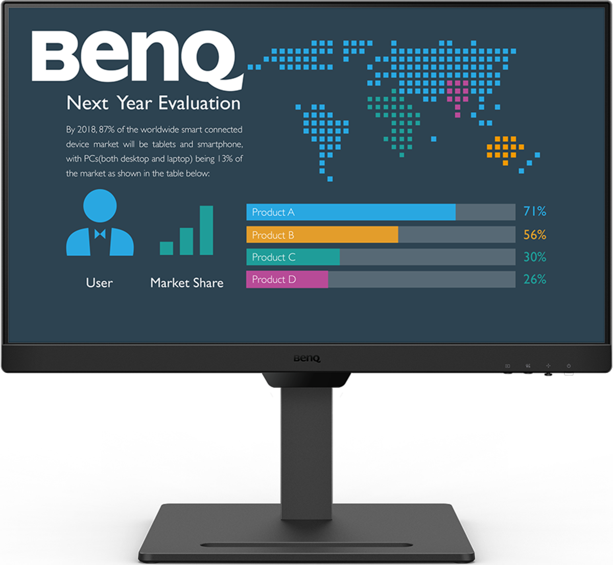 BenQ BL2490T 23.8" Full HD IPS 100Hz Business Monitor | 9H.LMHLJ.LBE Business Monitor BenQ