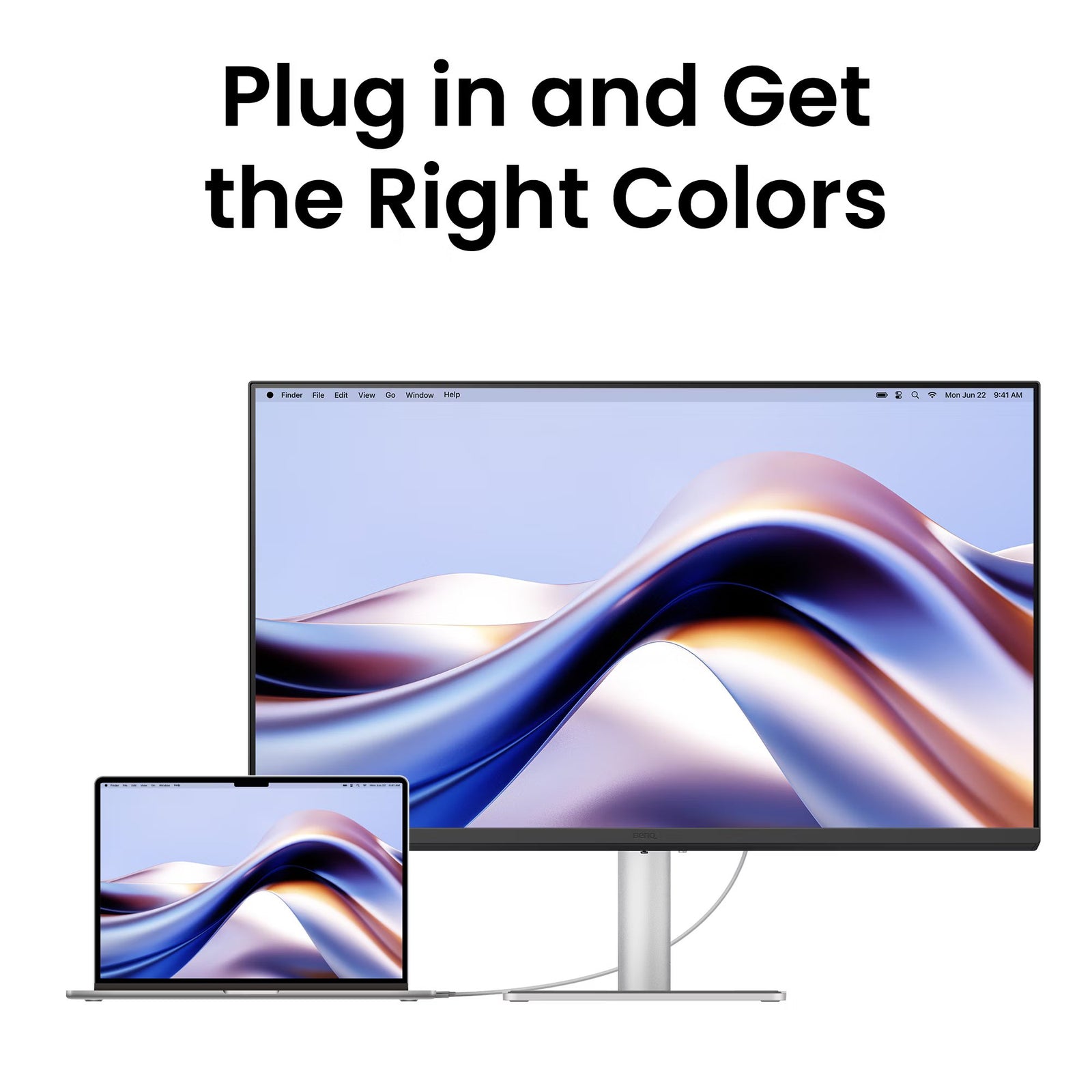 BenQ MA270U 27" Class 4K UHD IPS LED Monitor | 9H.LMWLB.QBE Desktop Monitor BenQ