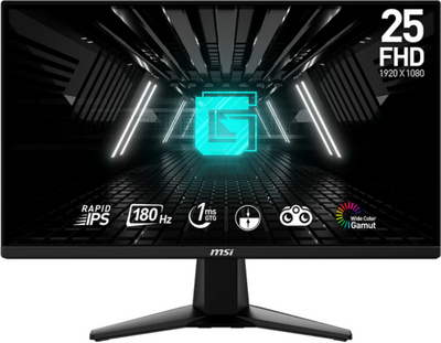 MSI G255F 24.5" 180Hz 1ms Full HD IPS Desktop Monitor Gaming Monitor MSI