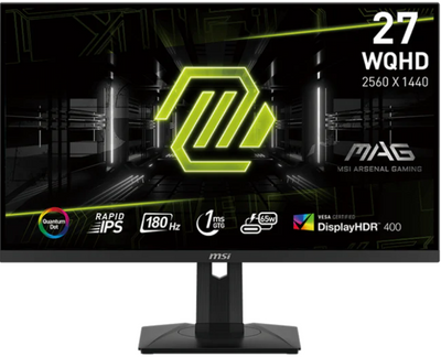 MSI MAG 274QRF QD E2 27" 180Hz 1Ms WQHD Rapid IPS Gaming Monitor Gaming Monitor MSI