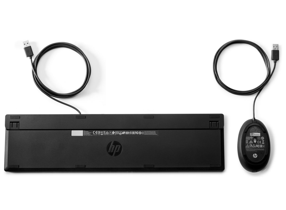 HP 320MK USB Wired Keyboard & Mouse Set – Full-Size Business Combo | 9SR36AA#ABB