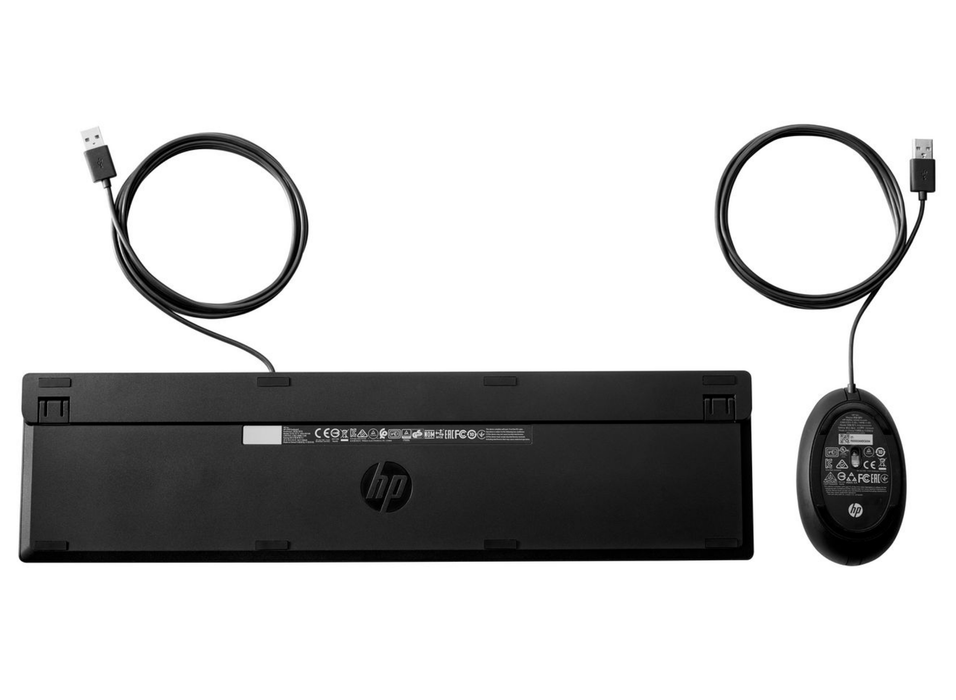 HP 320MK USB Wired Keyboard & Mouse Combo – Silent Keys | 9SR36UT#UUZ Keyboard & Mouse HP