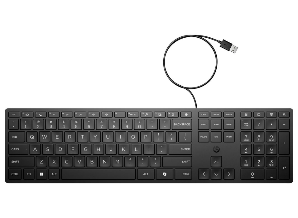 HP 320K USB Wired Keyboard – Full-Size French Layout | 9SR37AA#ABF Keyboard & Mouse HP