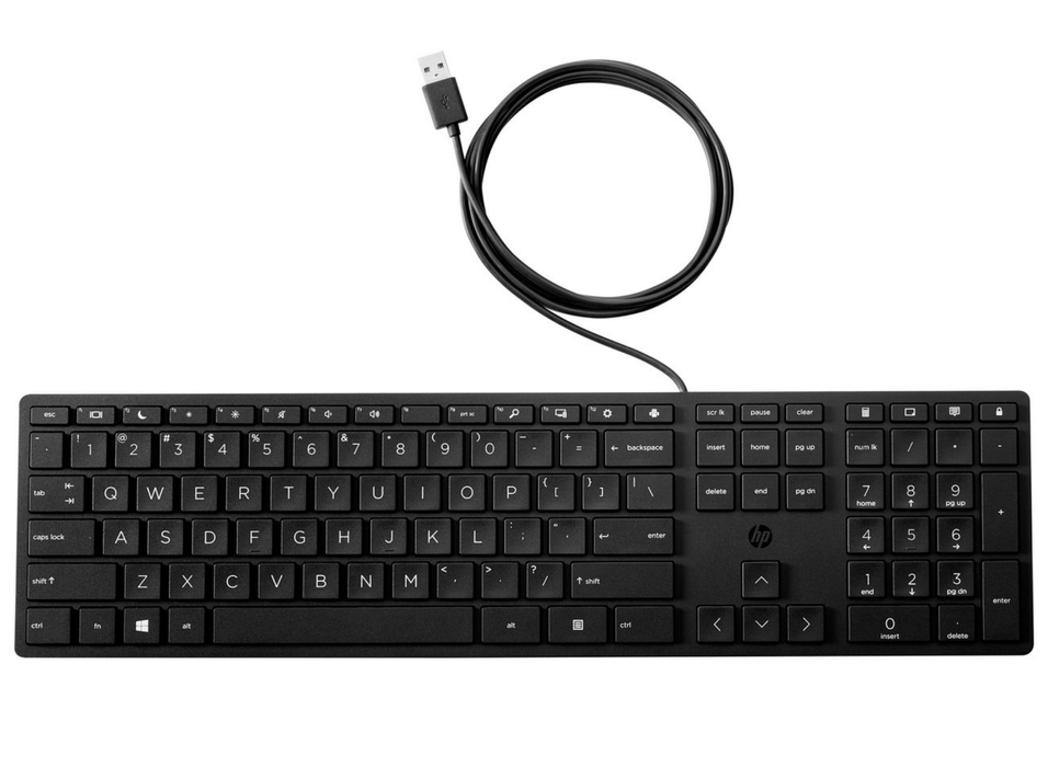 HP 320K USB Wired Keyboard – Swiss Layout | 9SR37AA#UUZ Keyboard & Mouse HP