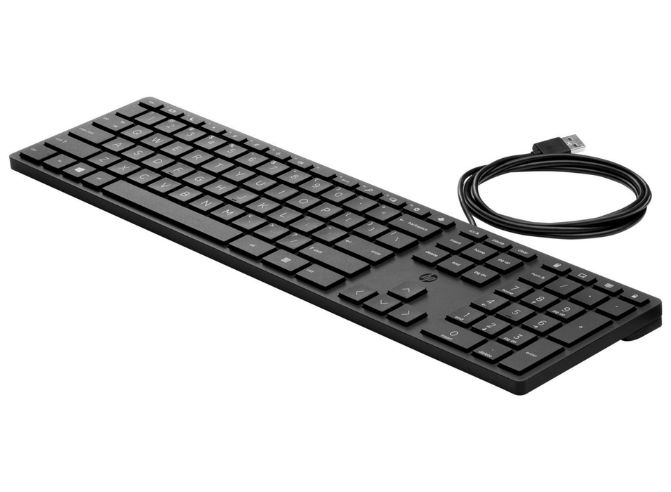 HP 320K USB Wired Keyboard – Swiss Layout | 9SR37AA#UUZ Keyboard & Mouse HP