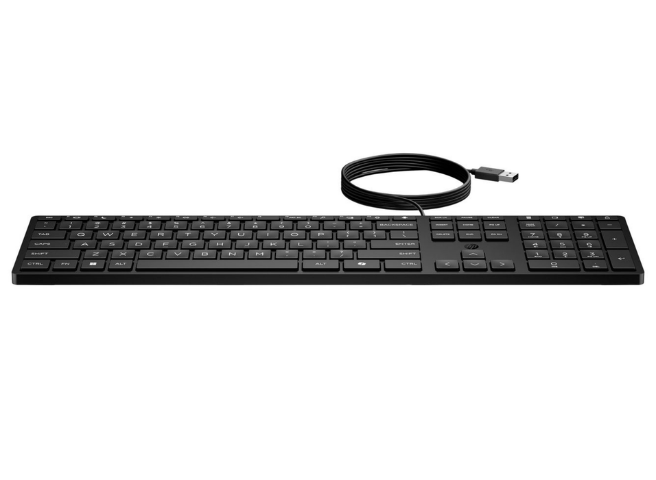 HP 320K USB Wired Keyboard – Full Size, Black (HUN) | 9SR37UT#AKC Keyboard & Mouse HP