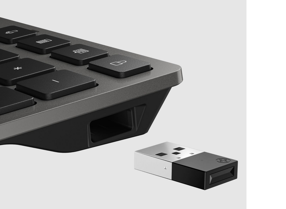 HP 720 Multi-Device Rechargeable Wireless Keyboard – Bluetooth & USB-A | 9T5B1AA#AB8