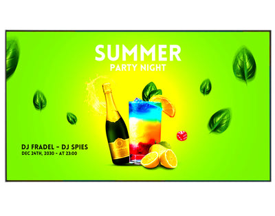 Moove 32" Ultra High Brightness 3000 cd/m2 Digital Window Display - Direct Sunlight Display ScreenMoove Store-Front Display ScreenMoove Landspace USB Plug and Play