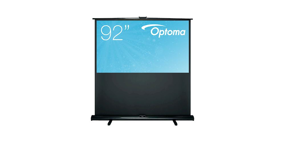 Optoma DP-9092MWL Portable Floor Rising Projector Screen - 16:9 Ratio 203 x 114.5cm