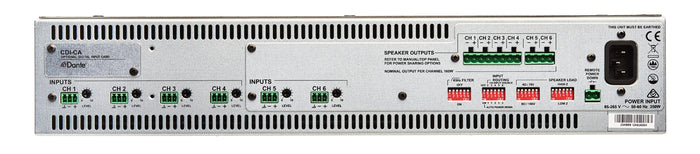 Cloud Electronics CA6160 6 Channel Amplifier 160w Per Output Channel Audio Amplifier Cloud Electronics