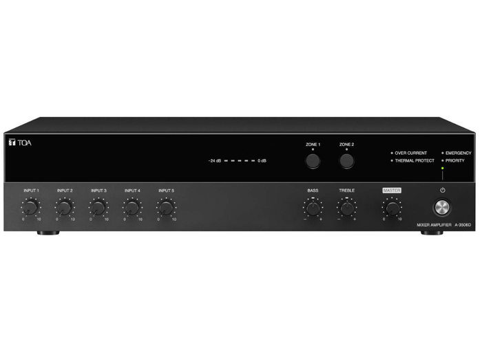 TOA A-3548D 5 Inputs Digital Mixer Amplifier Audio Amplifier TOA