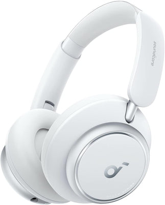 Anker Space Q45 Headphones Wired & Wireless Head-band Calls/Music USB Type-C Bluetooth White | A3040G21 Headset Anker