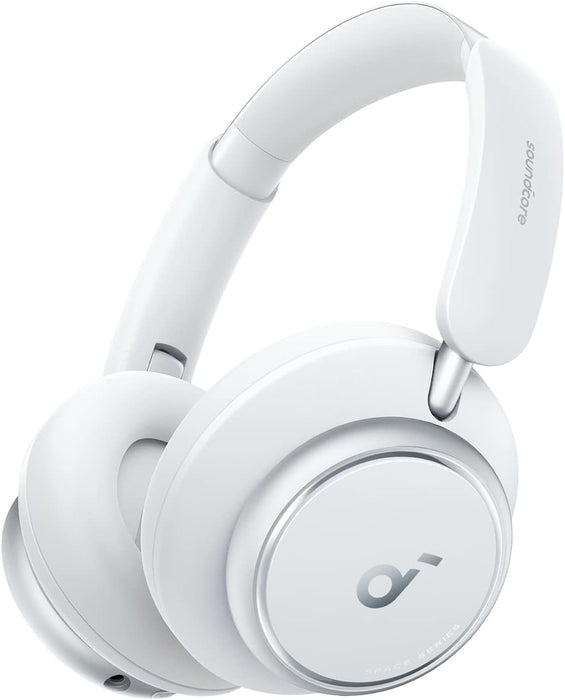 Anker Space Q45 Headphones Wired & Wireless Head-band Calls/Music USB Type-C Bluetooth White | A3040G21