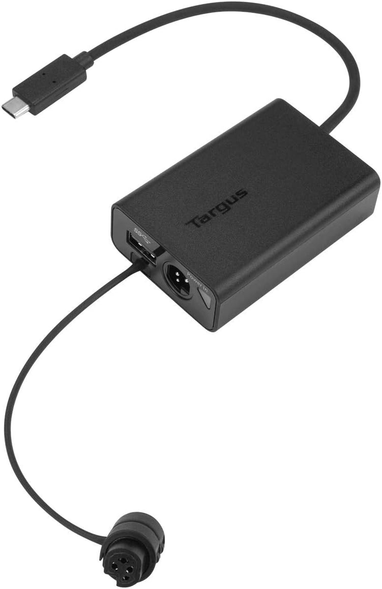 Targus ACA47GLZ Power/USB/USB-C Data Transfer/Power Cable Adapter / Converter Targus