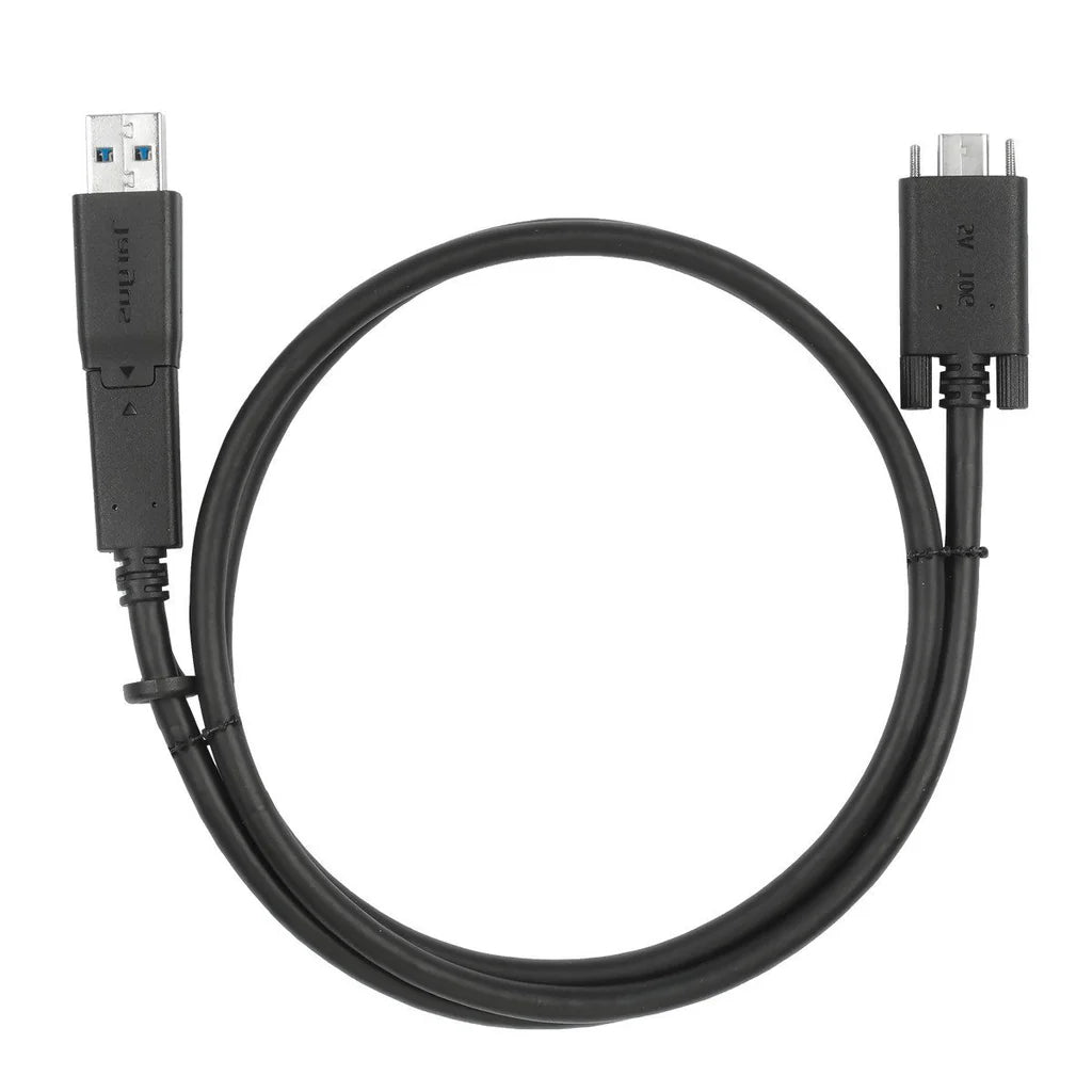Targus 1M USB-C® Male to USB-C® Male 10 Gbps Screw-In Cable with USB-A Tether | ACC1133GLX USB Cable Targus
