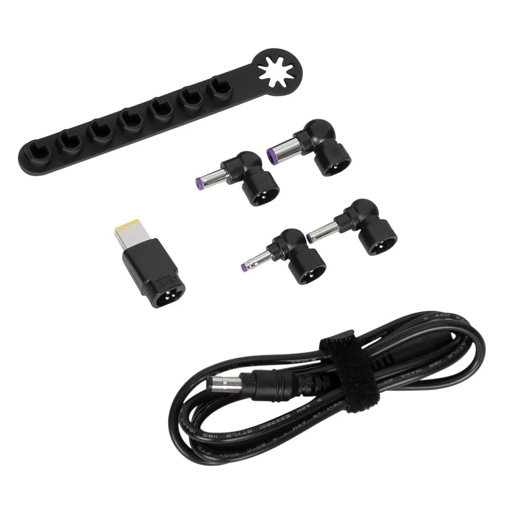 Targus 90W Legacy Power Accessory Kit (DC Cable to Tip + 5 Tips + Storage Bar) - 1.8M | ACC1134GLX Power & Charging Targus