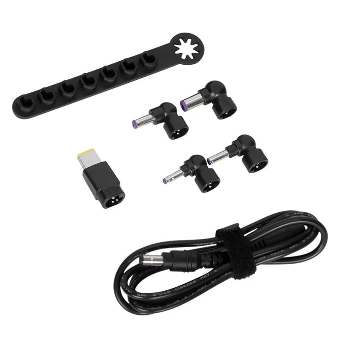 Targus 90W Legacy Power Accessory Kit (DC Cable to Tip + 5 Tips + Storage Bar) - 1.8M | ACC1134GLX Power & Charging Targus