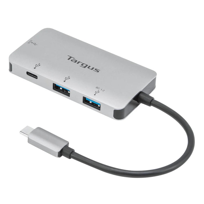 Targus USB-C Multi-Port Hub with 2x USB-A and 2x USB-C Ports with 100W PD Pass-Thru | ACH228EU Targus Interface Hubs Targus