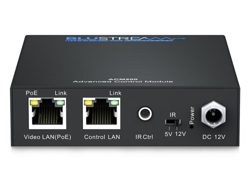 BluStream ACM200 Advanced Control Module for IP50 and IP200 Series Video over IP Audio Control Panel BluStream
