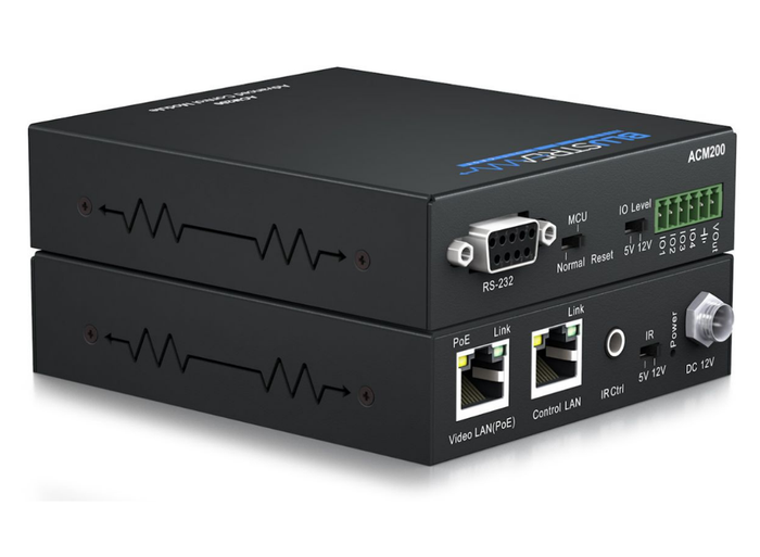BluStream ACM200 Advanced Control Module for IP50 and IP200 Series Video over IP Audio Control Panel BluStream