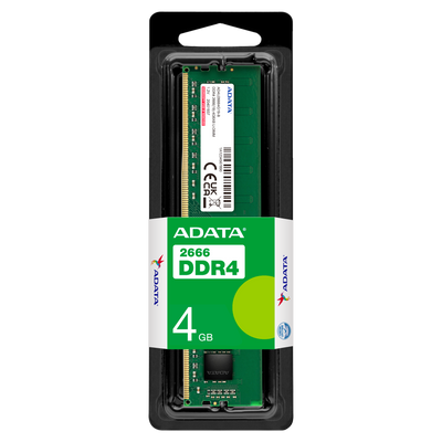 ADATA Premier AD4U2666J4G19-S 1 x 4 GB DDR4 2666 MHz Memory Module Memory Modules ADATA